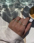 Textured Plain Stacking Ring Rings P&K   