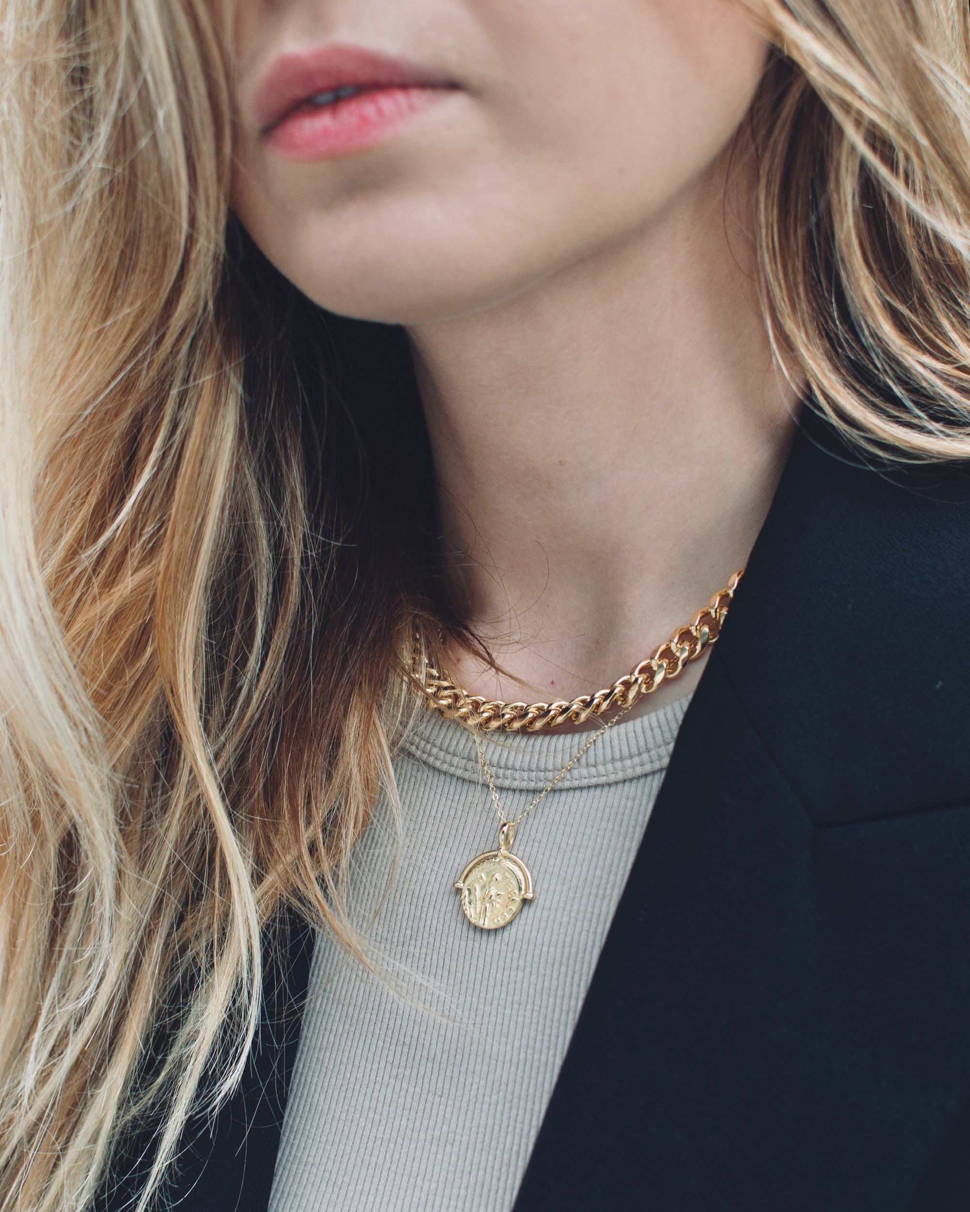 Traveler Coin Necklace Necklaces P&K   