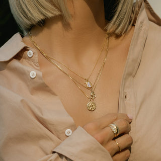 Saint Christopher Necklace | Gold Necklaces Leah Alexandra   
