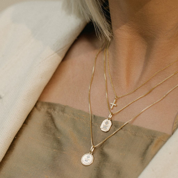 Love Token Necklace | Round Necklaces Leah Alexandra   