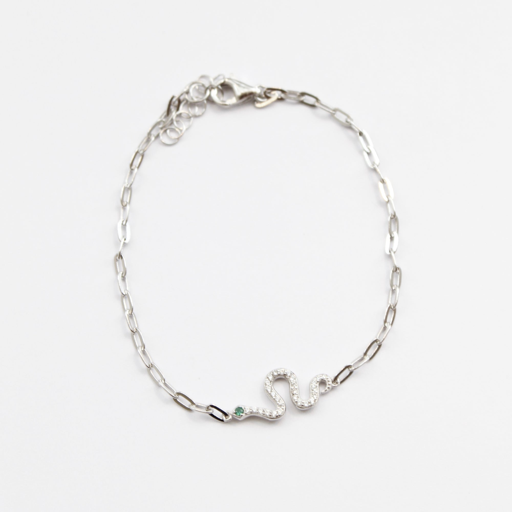 Snake Link Bracelet Bracelets P&K Silver  