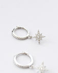 Star Charm Huggie Earrings Earrings P&K   