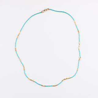Ali Turquoise Bead Necklace Necklaces Debbie Fisher   