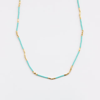 Ali Turquoise Bead Necklace Necklaces Debbie Fisher   