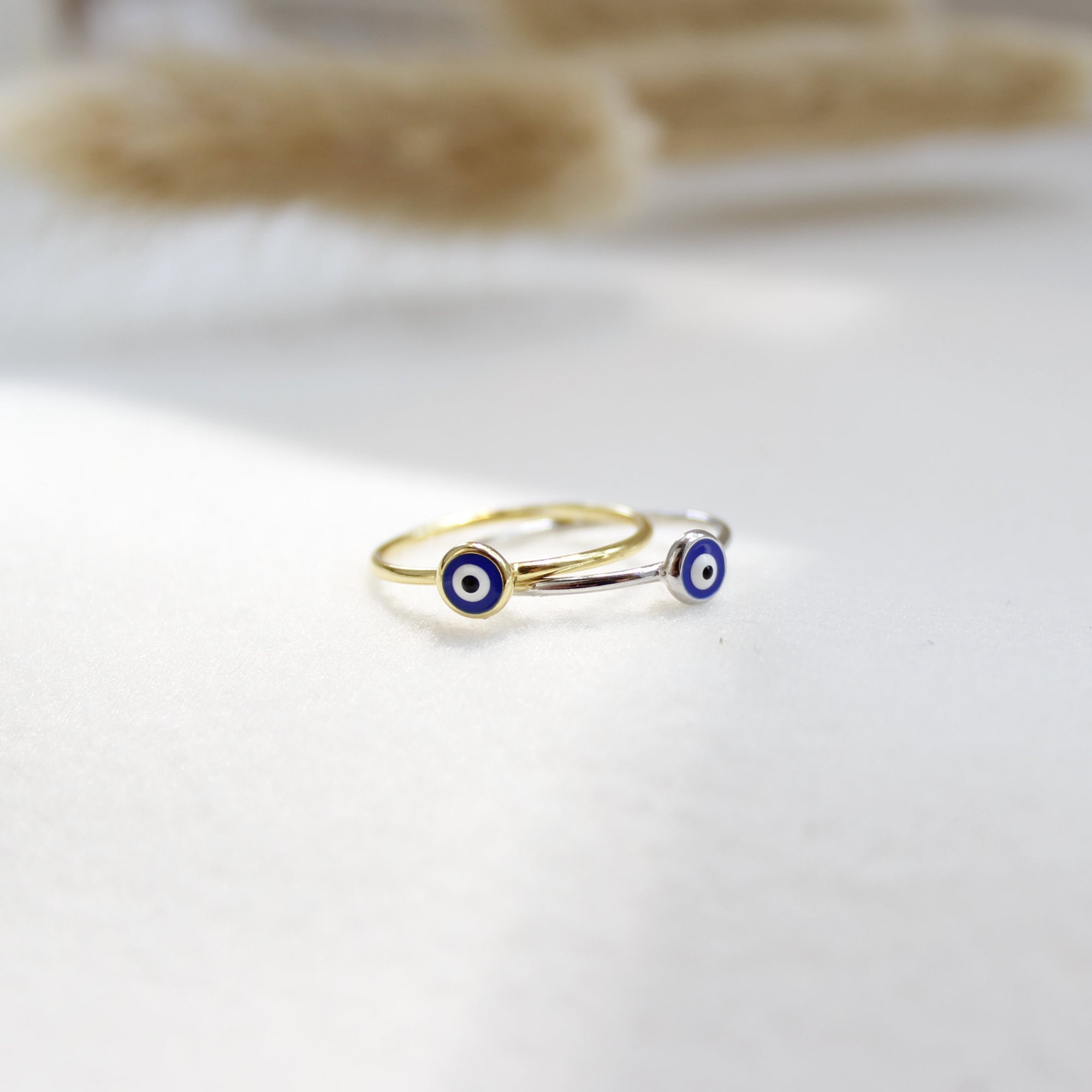 Tiny Evil Eye Ring Rings P&K   