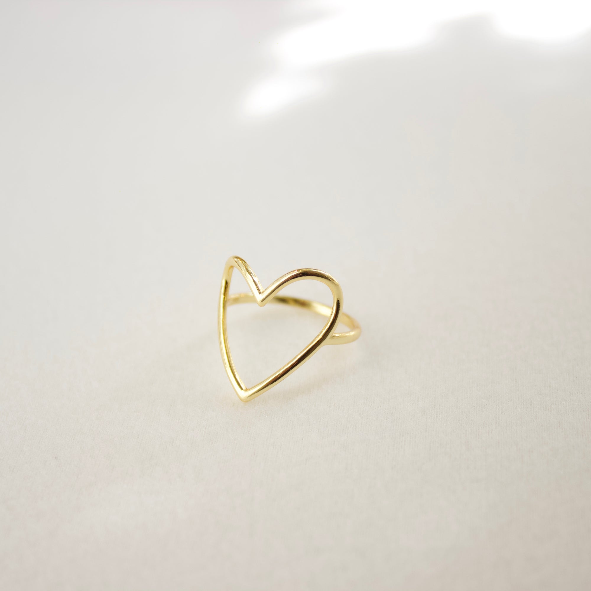 Open Heart Ring | Large Rings P&K   