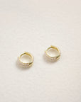 Seed Pearl Huggie Earrings Earrings P&K   
