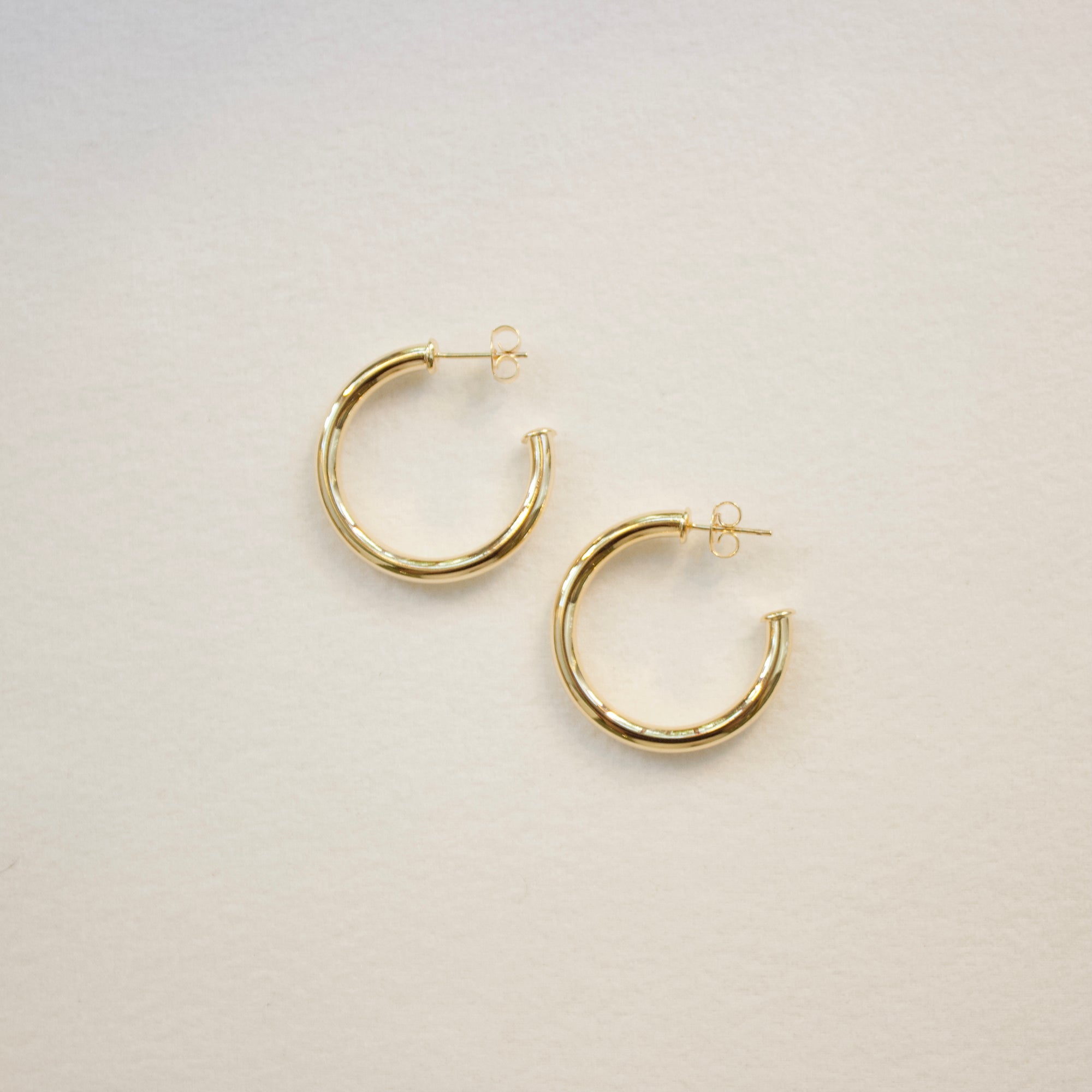 Classic Tube Hoops | Large Earrings P&K   