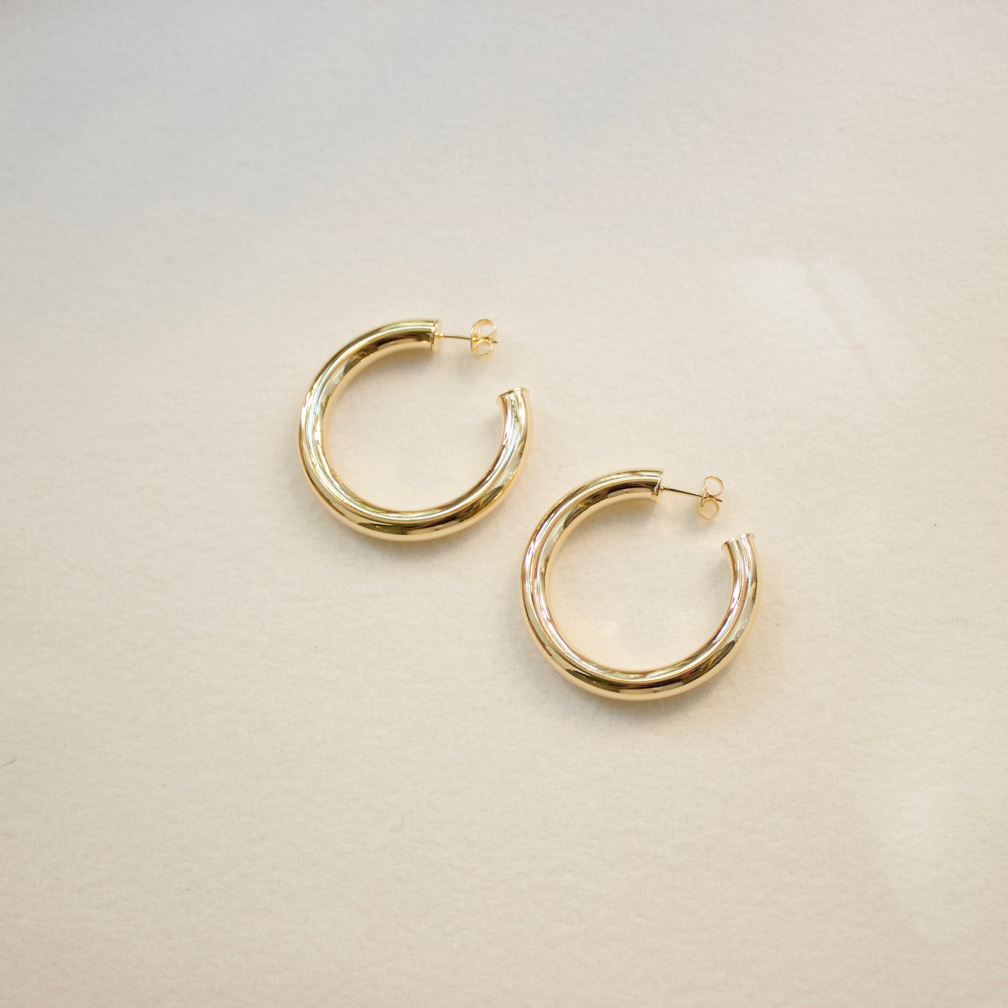 Classic Tube Hoops | X-Large Earrings P&K   