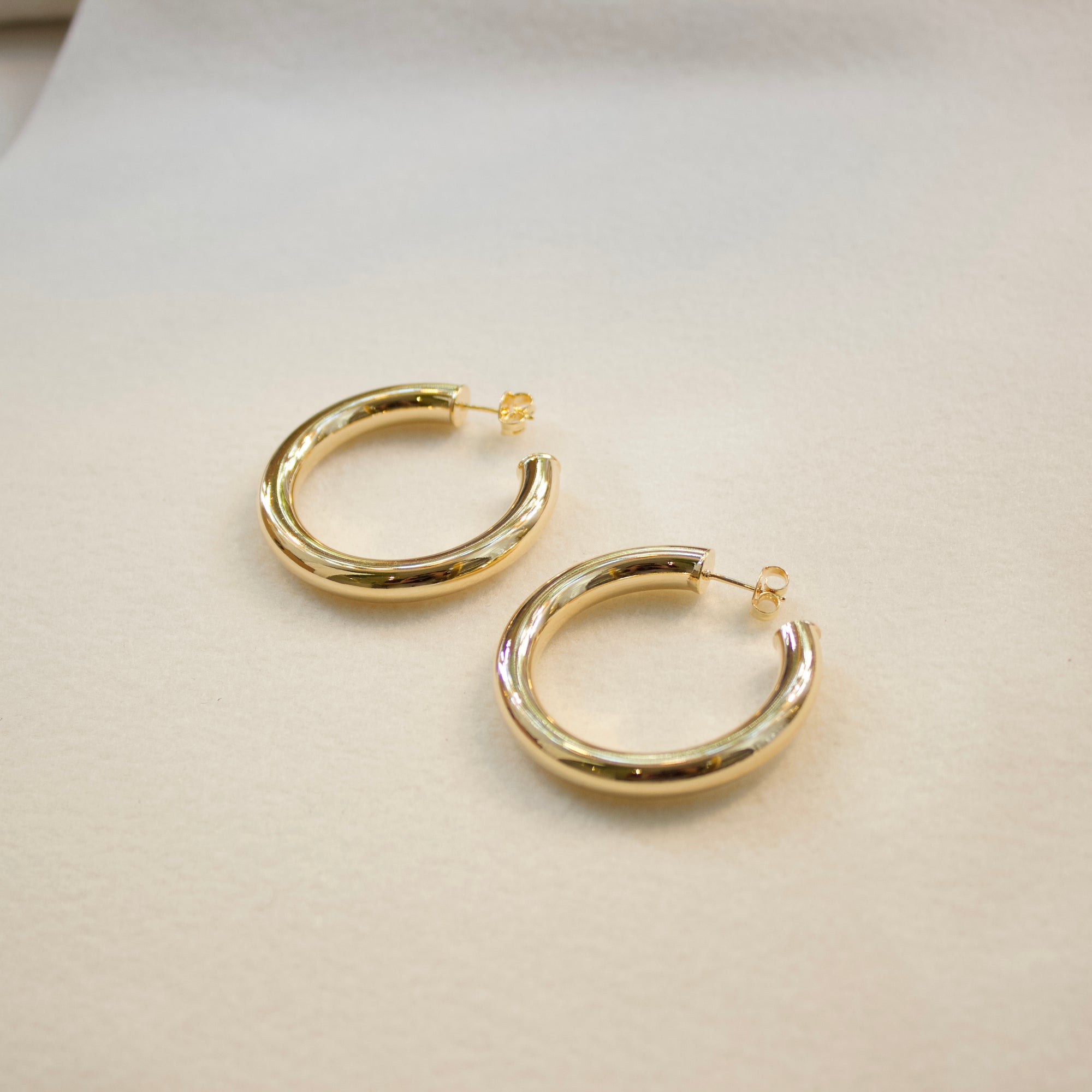 Classic Tube Hoops | X-Large Earrings P&K   
