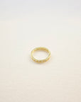 Square Stacking Band |White CZ Rings P&K   