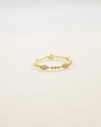 Marquis Partitioned Ring Rings P&K Yellow gold 5 