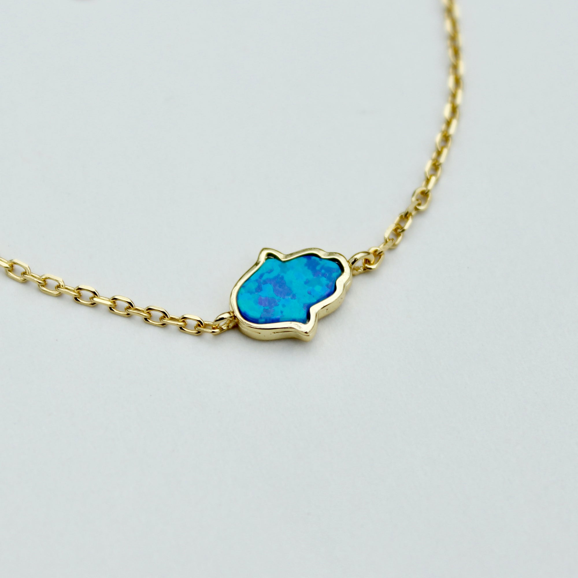 Safia Opal Hamsa Bracelet Bracelets P&K   