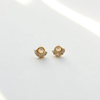 Aliana Opal Earrings Earrings P&K White Opal  