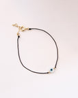 Mother of Pearl Eye Bracelet Bracelets P&K Black/Gold  