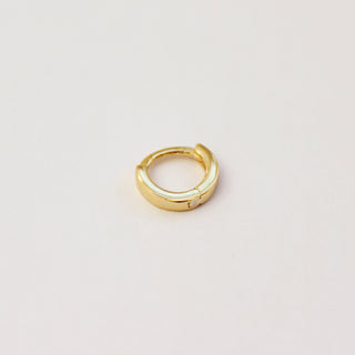 Tiny Huggie Hoop Earring | Single Earrings P&K Yellow Gold  