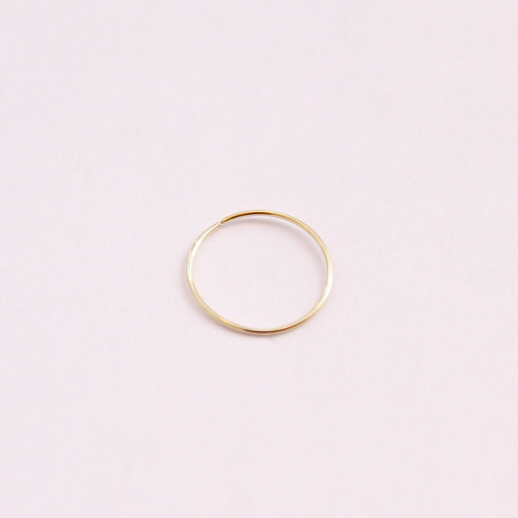 Thin Nose Ring | 14K Body Jewelry P&K   