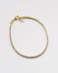 Leslie Crystal Tennis Bracelet Bracelets P&K Yellow gold  