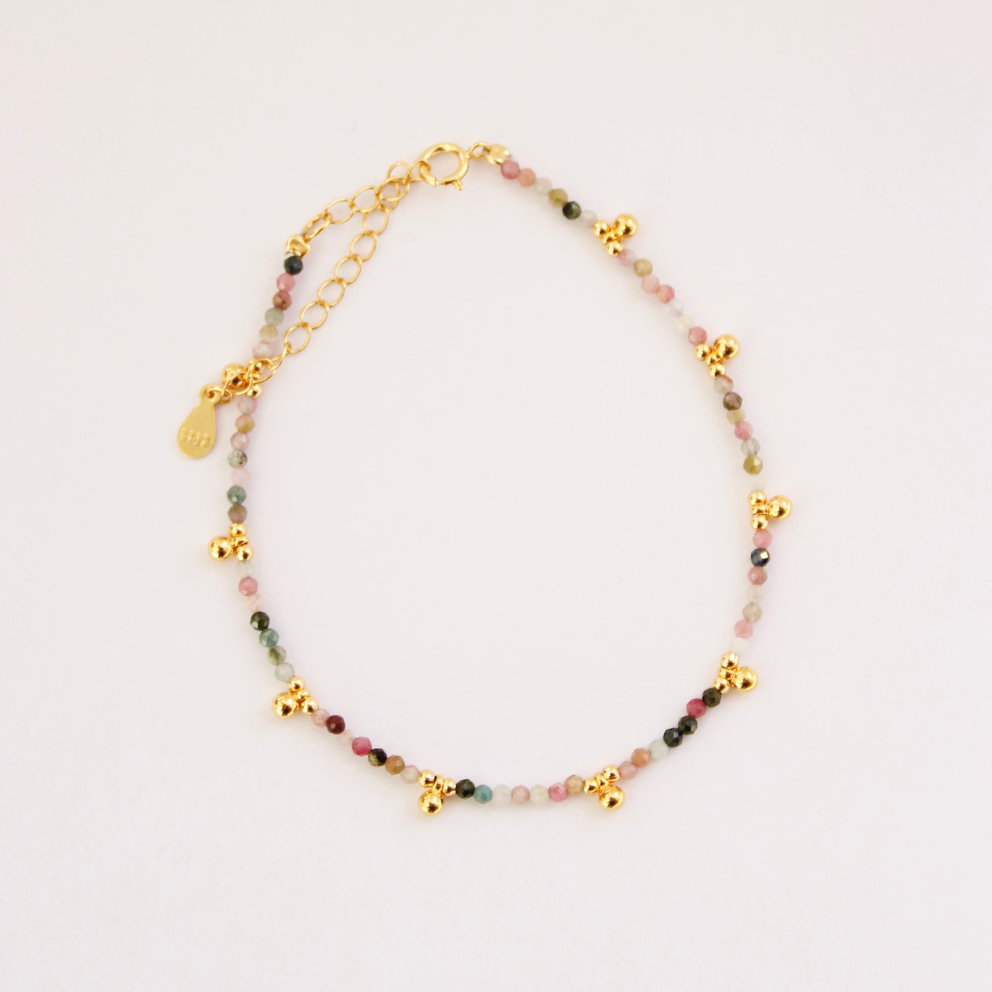 Khaya Beaded Gem Bracelet Bracelets P&K Multi Purple  