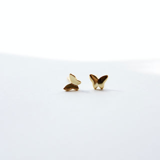 Tiny Butterfly Stud Earrings Earrings P&K   