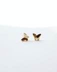 Tiny Butterfly Stud Earrings Earrings P&K   