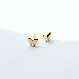 Tiny Butterfly Stud Earrings Earrings P&K   