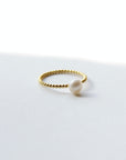 Beaded Pearl Ring Rings P&K   