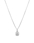 Love Token Necklace Square | Silver Necklaces Leah Alexandra   