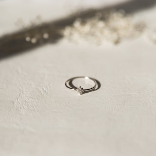 Tiny Sunburst Ring Rings P&K Silver 5 