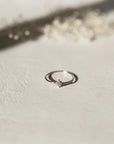 Tiny Sunburst Ring Rings P&K Silver 5 