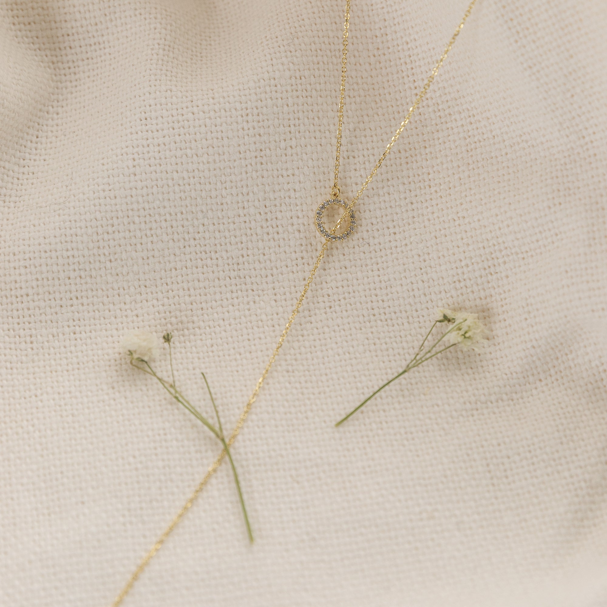 Emily Pull Through Bar Lariat Necklaces P&K   
