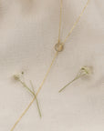 Emily Pull Through Bar Lariat Necklaces P&K   