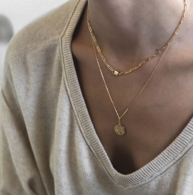 Jessa Lock Necklace Necklaces THATCH   