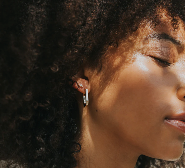 Bridgette Hoops | Goldfill Earrings Mod + Jo   