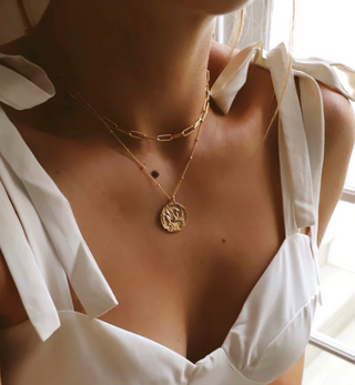 Ancient Pegasus Coin Necklace Necklaces Katie Waltman Jewelry   