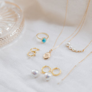 Petite Satin Oval Locket | Diamond Necklaces Leah Alexandra   
