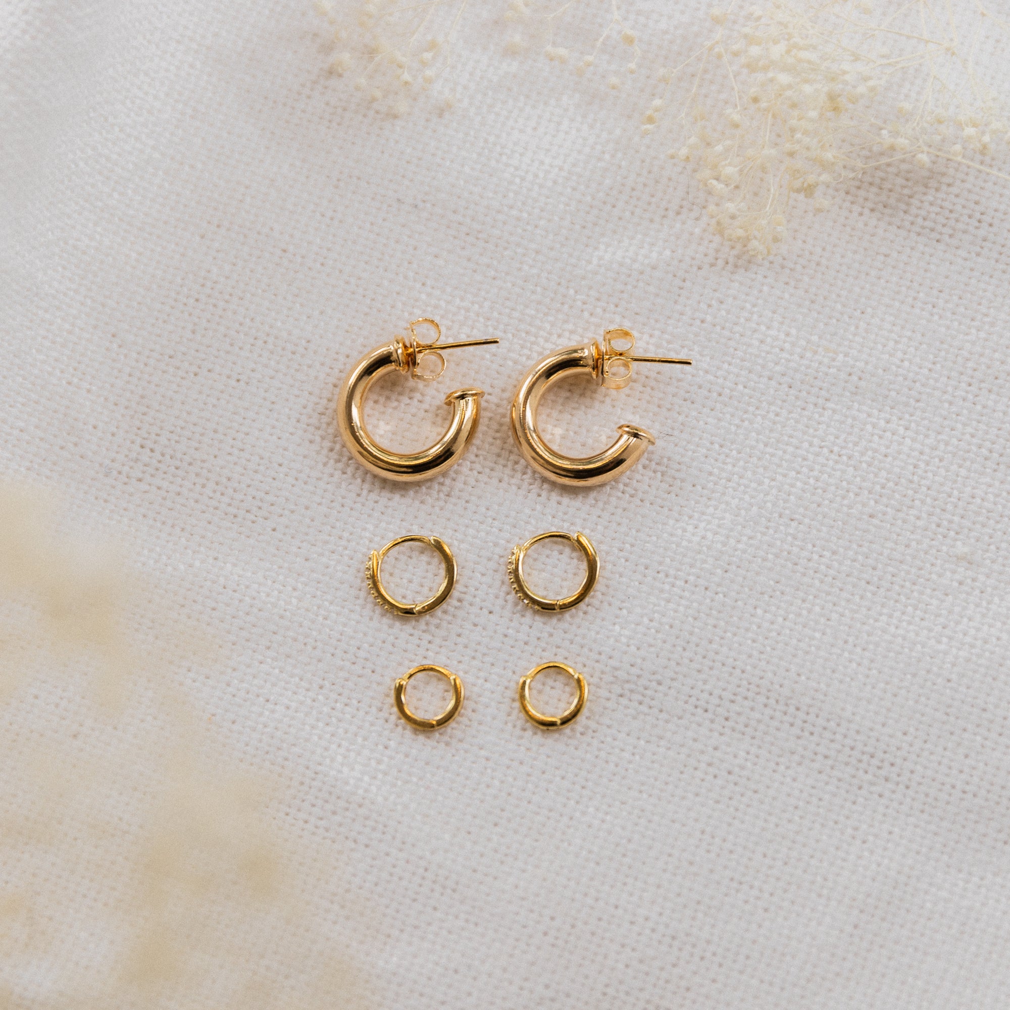 Classic Tube Hoops | X-Small Earrings P&amp;K   