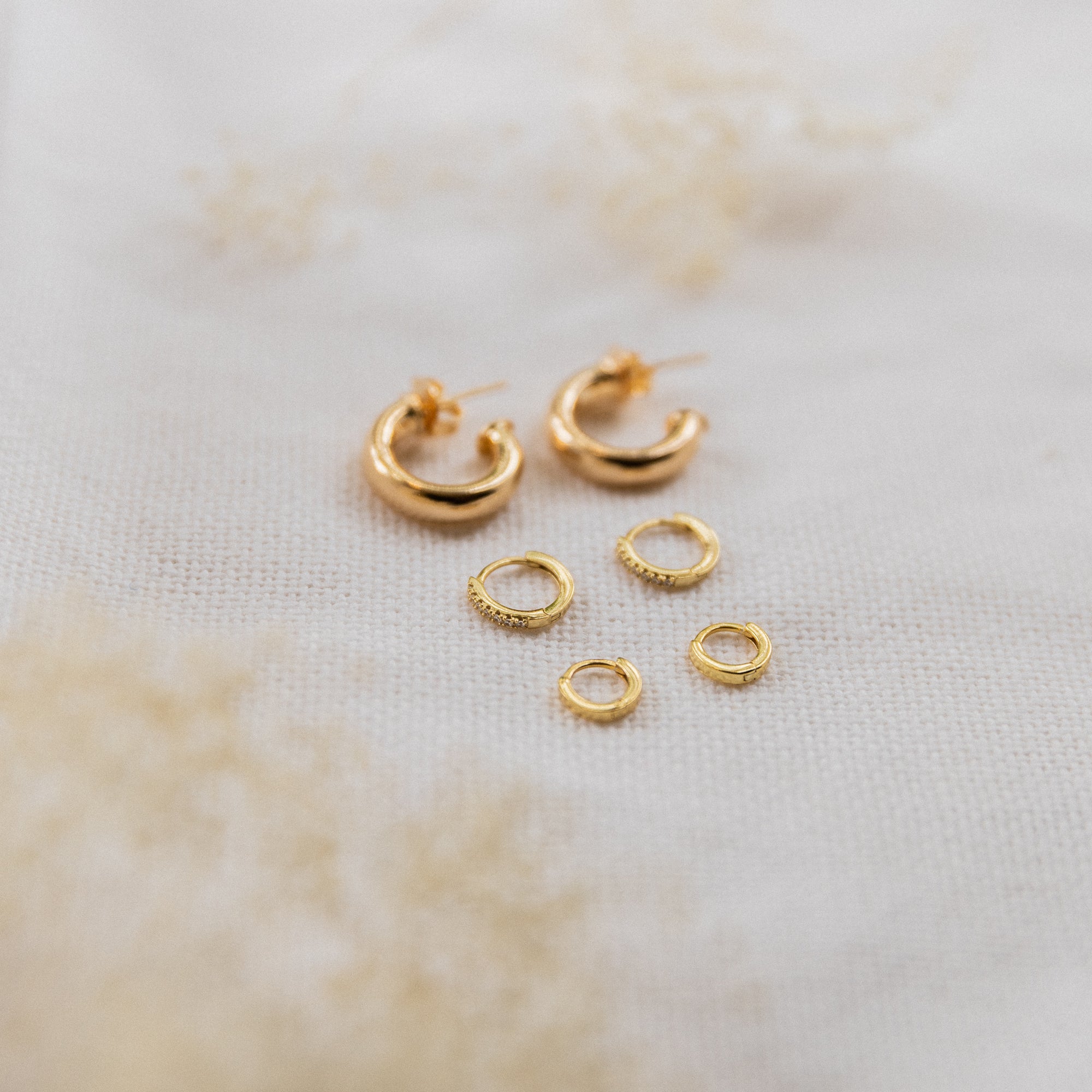 Classic Tube Hoops | X-Small Earrings P&amp;K   