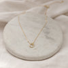 Emmy Double Circles Necklace Necklaces P&K Yellow Gold  