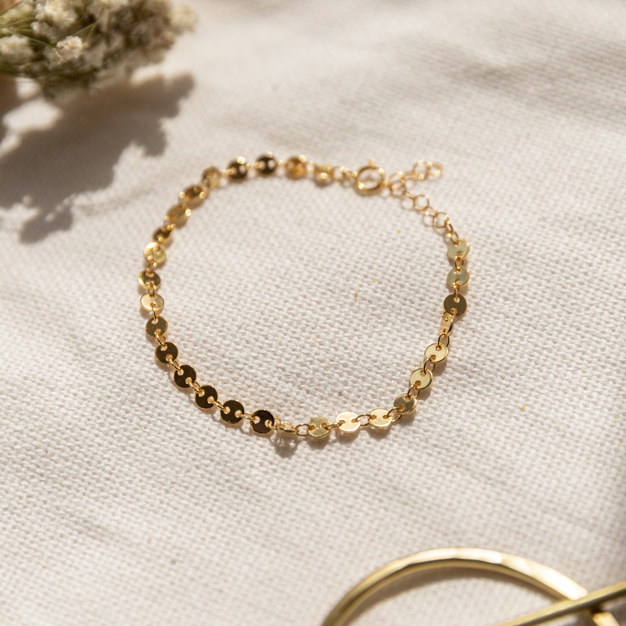 Addison Coin Bracelet Bracelets P&K Yellow Gold  