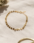 Addison Coin Bracelet Bracelets P&K Yellow Gold  