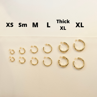Classic Tube Hoops | X-Small Earrings P&K   