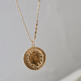 French Coin Necklace Necklaces Katie Waltman Jewelry   