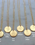 Birth Flower Necklace | Goldfill Necklaces LaaLee Jewelry January - Snowdrop  