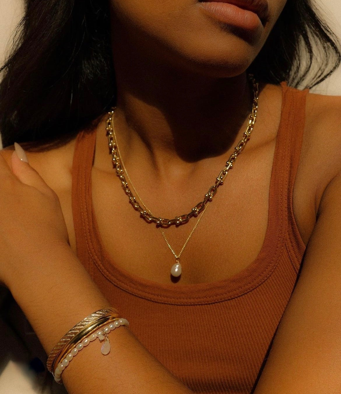 Baby Baroque Necklace | Pearl Necklaces Leah Alexandra   