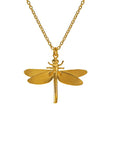 Dragonfly Charm Necklace Necklaces Alex Monroe   