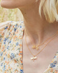 Dragonfly Charm Necklace Necklaces Alex Monroe   