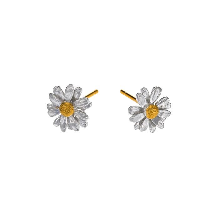 Little Daisy Stud Earrings Earrings Alex Monroe   