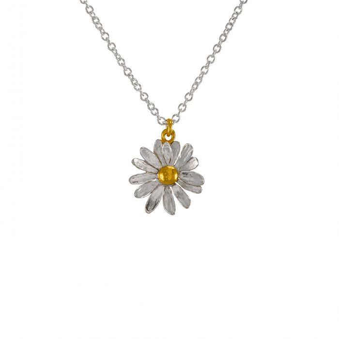 Daisy Charm Necklace Necklaces Alex Monroe   