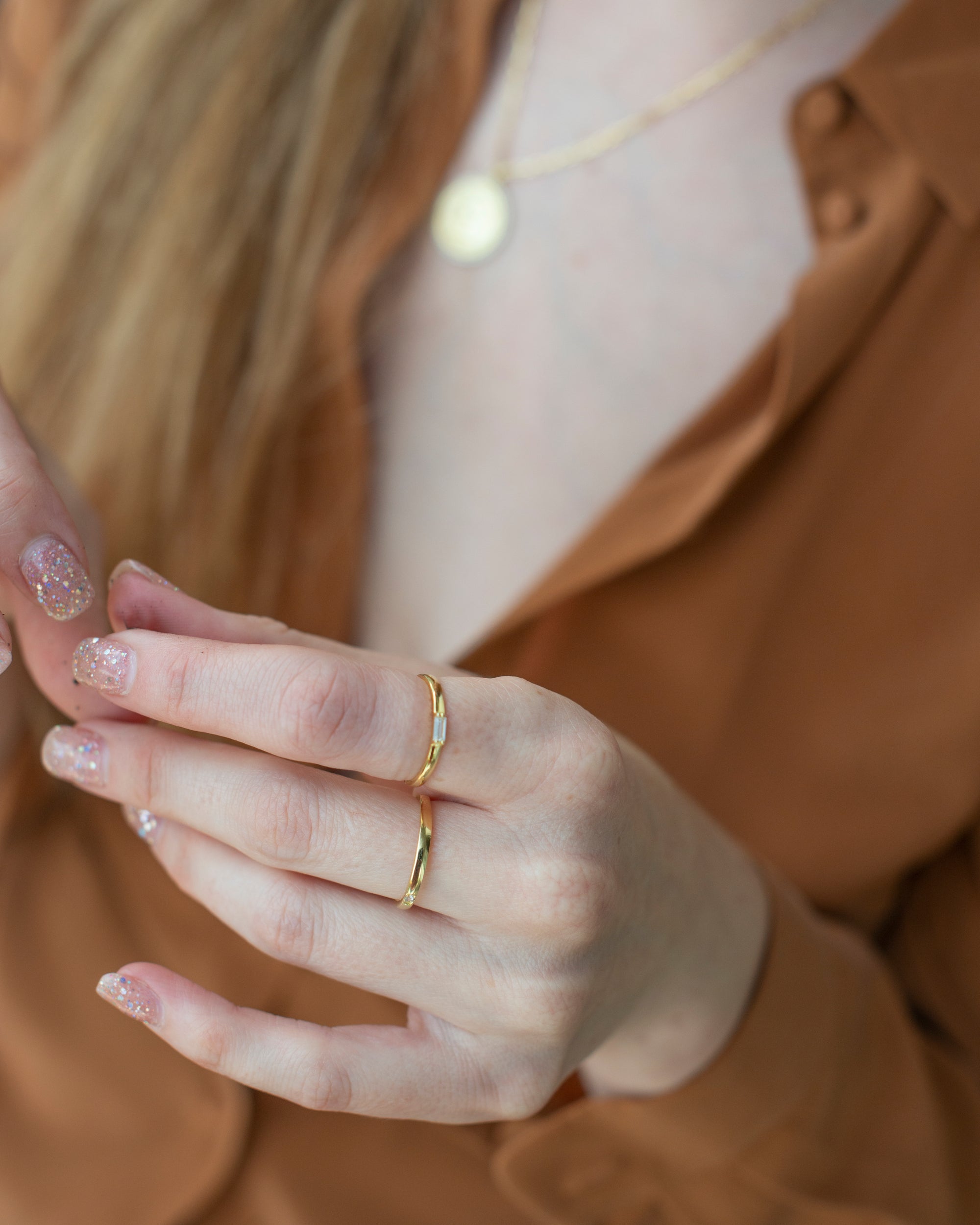 Single Baguette Stone Ring Rings Jewelry Design Group   